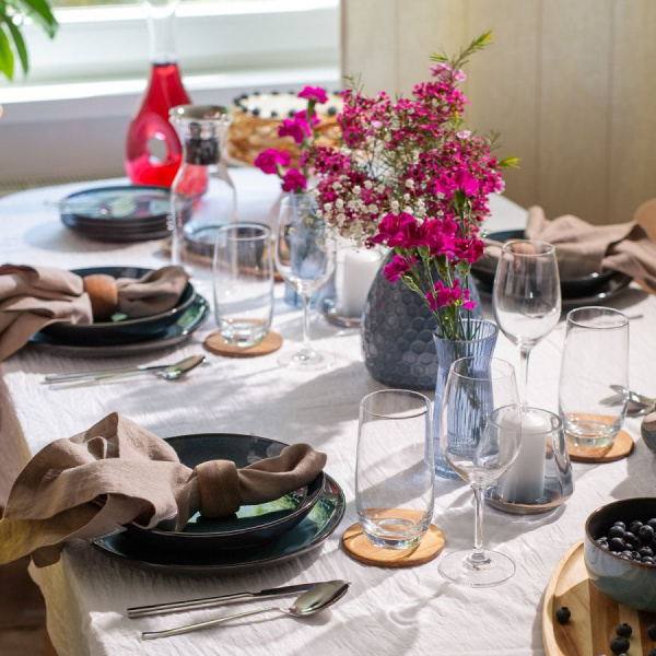 Set di piatti in ceramica 12 pz – Elements Night