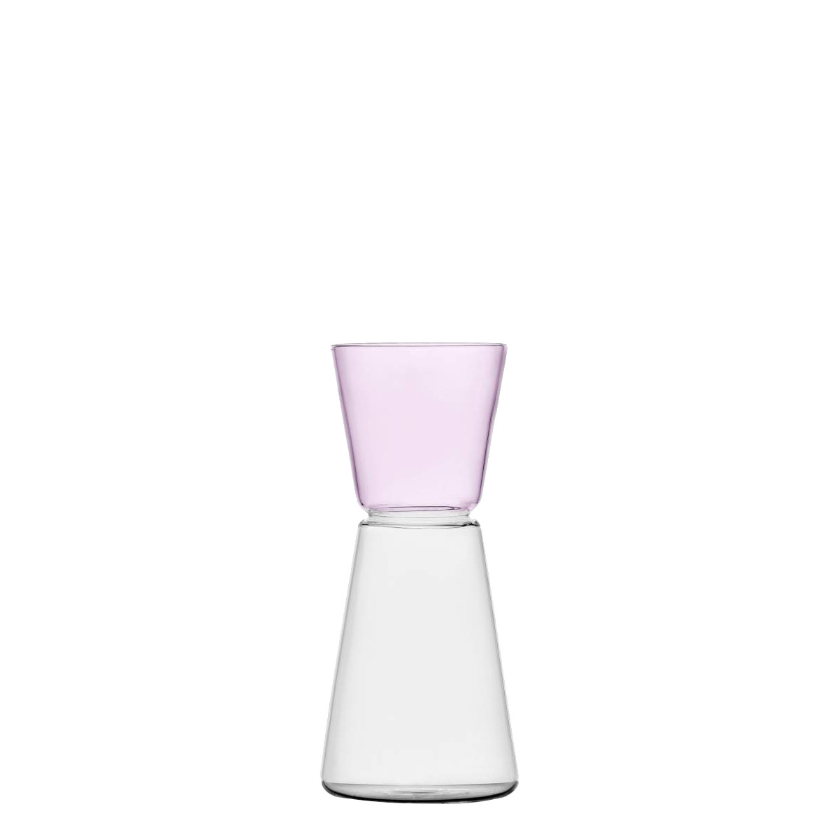 Karaffe rosa/transparent 500 ml - Ichendorf