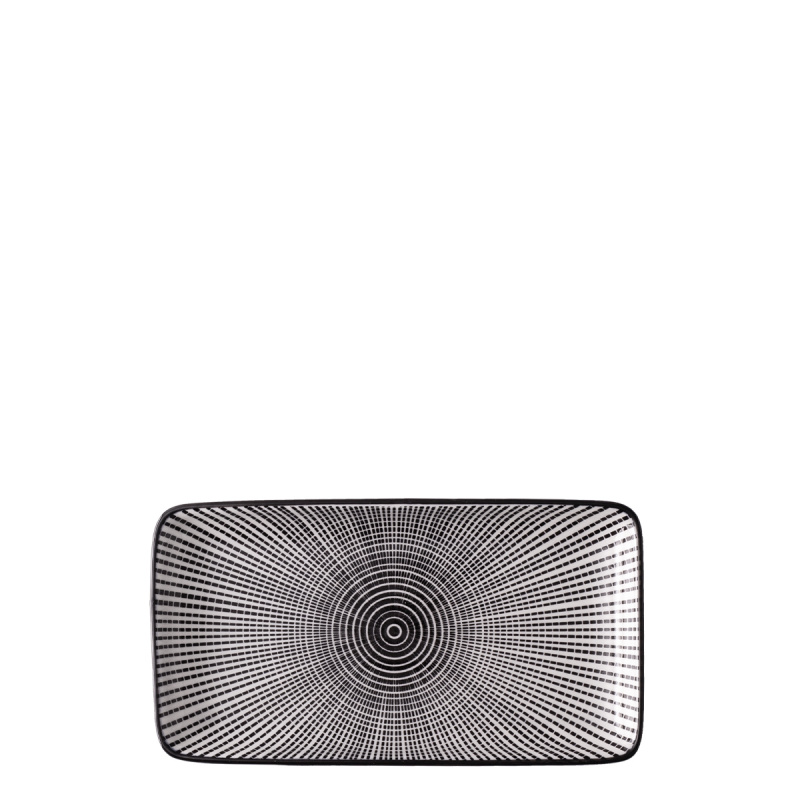Set di piatti rettangolari 20,3 x 11,2 cm Elements Asia Fire