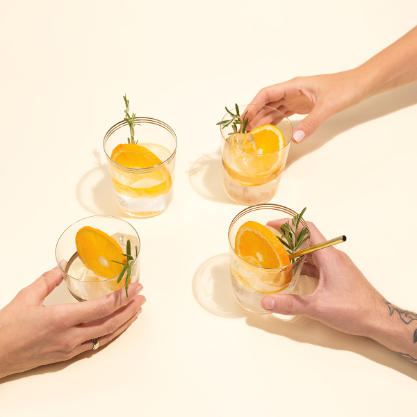 Tumbler glasses 440 ml, set of 12 - 21st Century Glas Lunasol META Glass