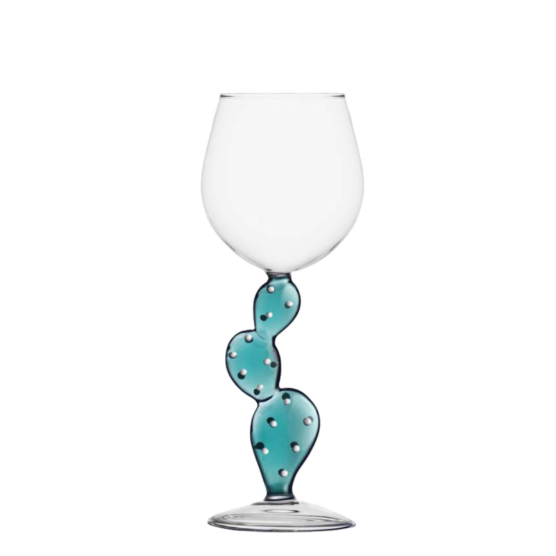 Wine glass cactus turquoise