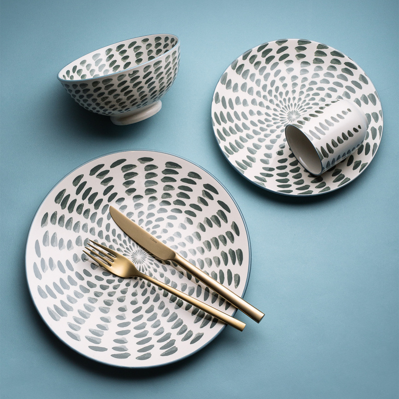Set di porcellana 24 pezzi - Elementi Asia Acqua