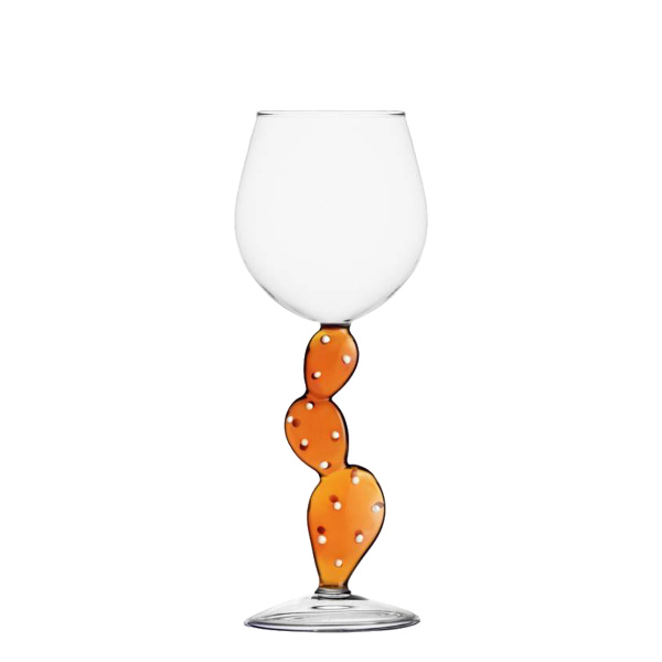 Calice da vino cactus arancione - Ichendorf