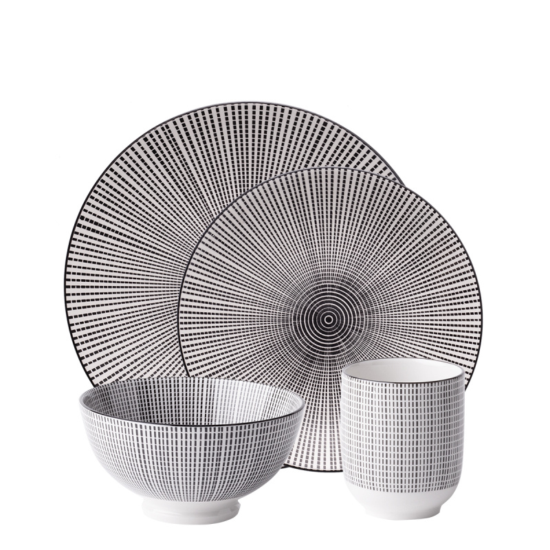 Set di porcellana 24 pz. - Elementi Asia Fuoco