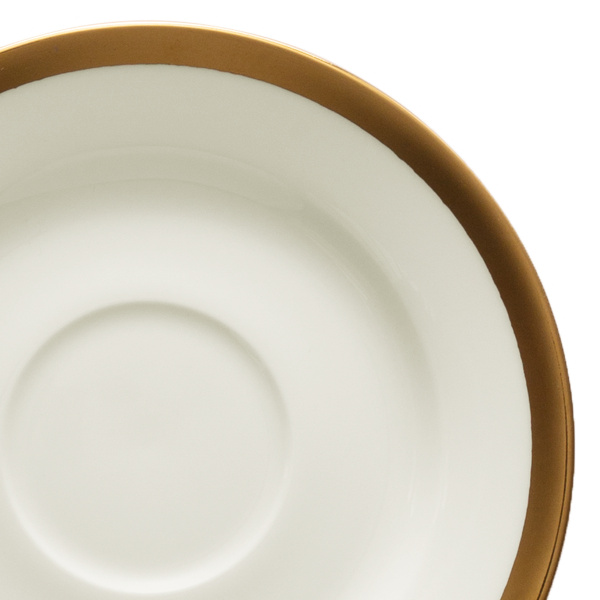 Coffee set 8 pcs - FLOW Lunasol with gold rim