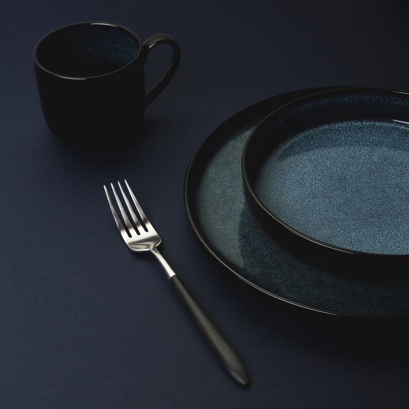 Porcelain set 16 pcs - Gaya RGB Night Sky Lunasol