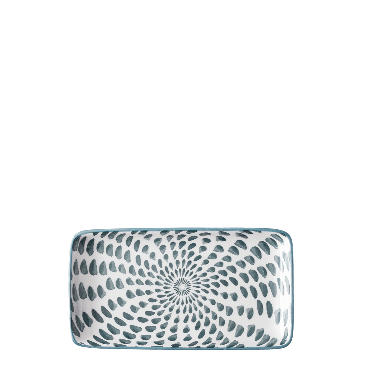 Rechteckiger Teller 20,3 x 11,2 cm – Elements Asia Water