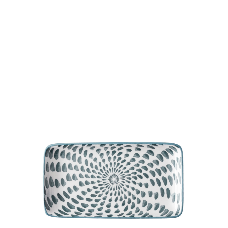 Assiette rectangulaire 20,3 x 11,2 cm – Elements Asia Water