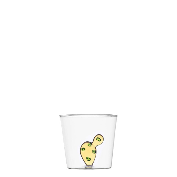 Glas mit gelbem Kaktus 350 ml