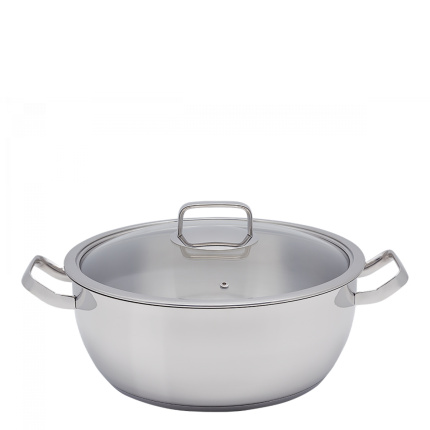 Merkur wok with glass lid 9,6 l Master Chef Lunasol