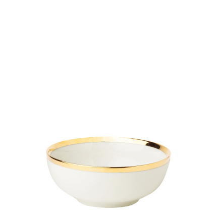 Bol 16 cm, ensemble de 4 - FLOW Lunasol avec bordure dorée