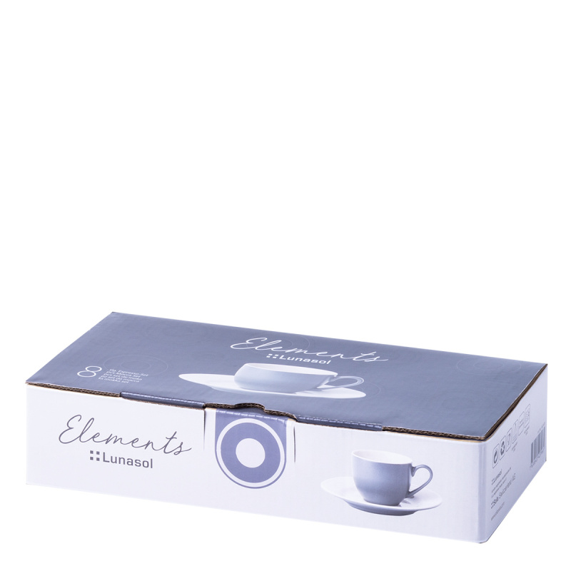 Mokka-Set 8-tlg. 90 ml – Elements East grey