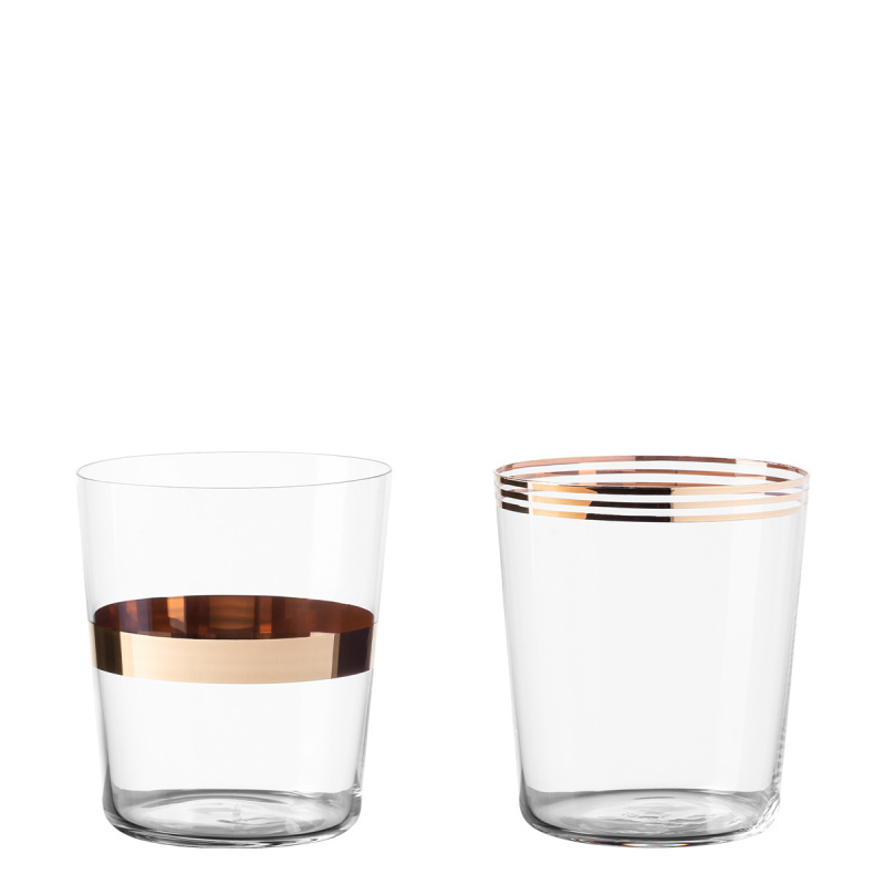Tumbler glasses 440 ml, set of 12 - 21st Century Glas Lunasol META Glass