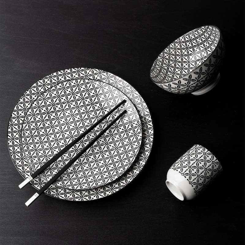 Set di porcellana 24 pezzi - Elements Asia Wood