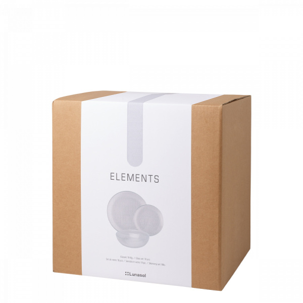 Set di vetro 18 pz - Elements Glass