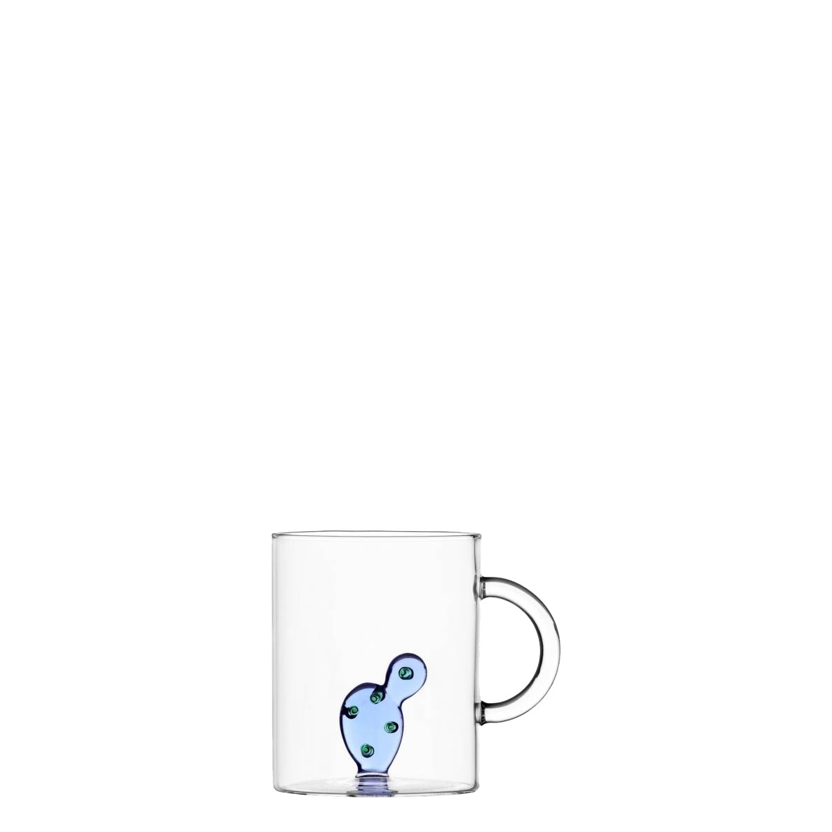 Mug with blue cactus 350 ml