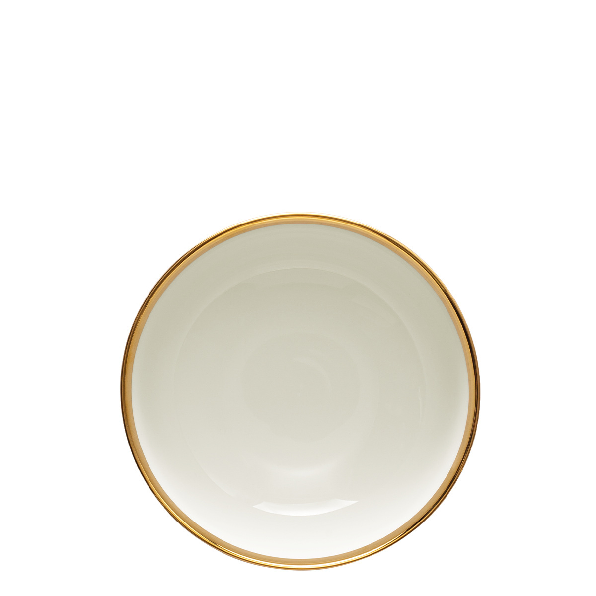 Bowl 16 cm set of 4 - FLOW Lunasol with gold rim