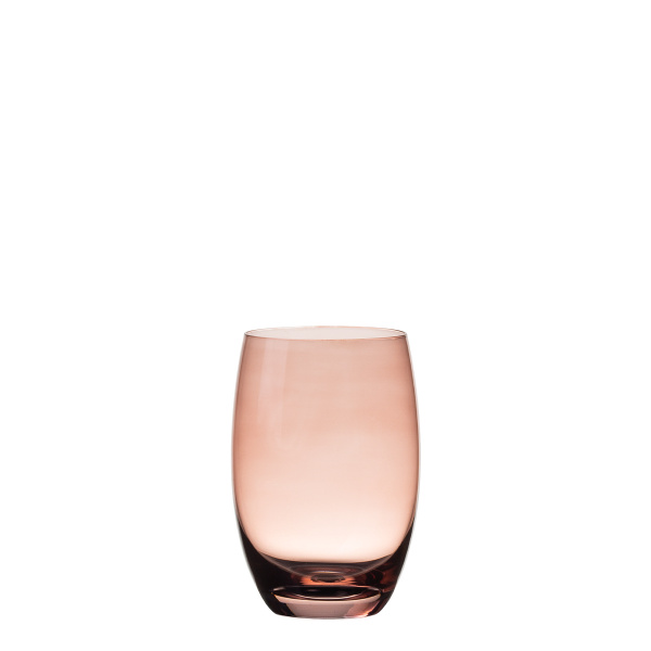 Tumbler Barrel 460 ml burgund - Optima Glas Lunasol color