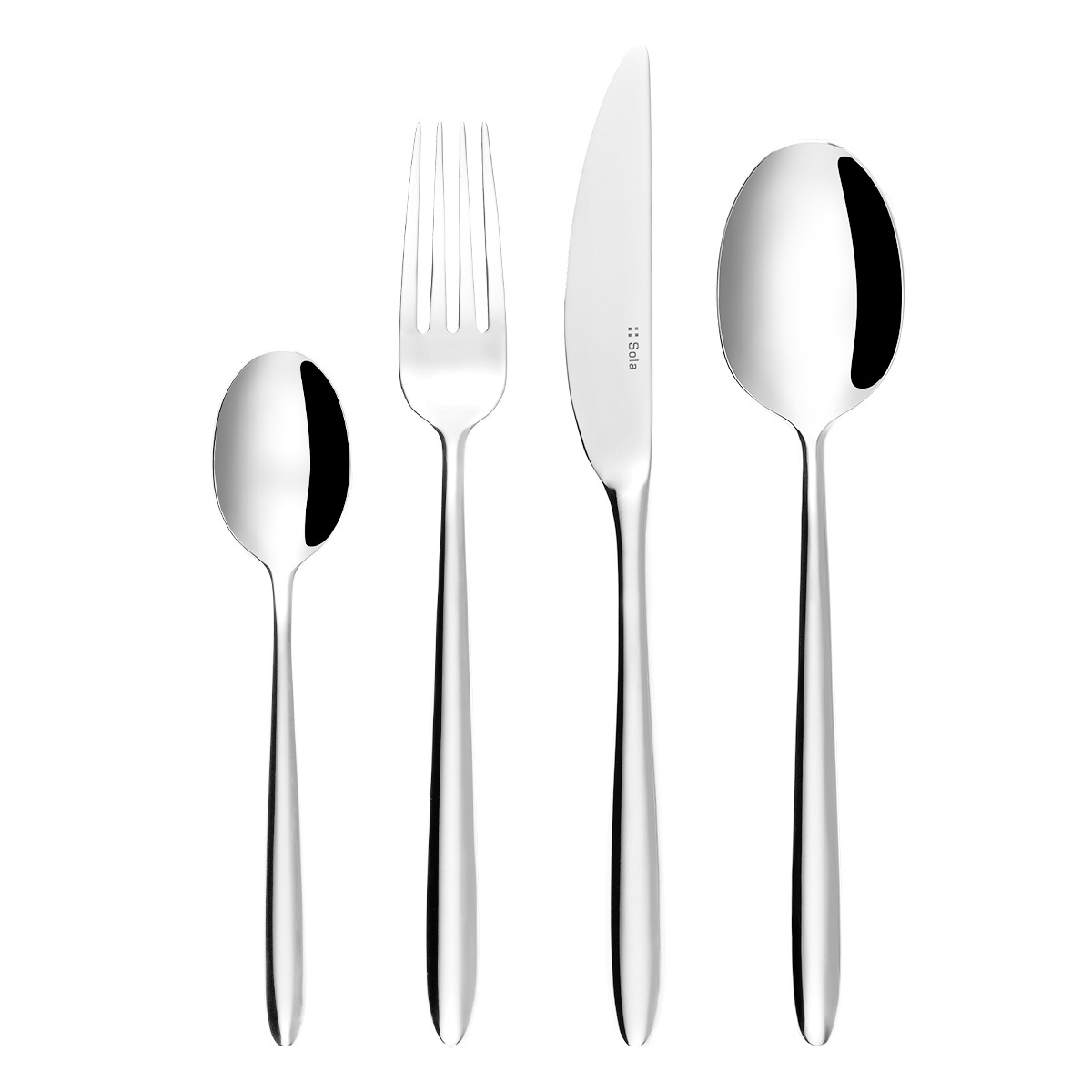 Set di posate 24 pezzi - GAYA Exeter lucido