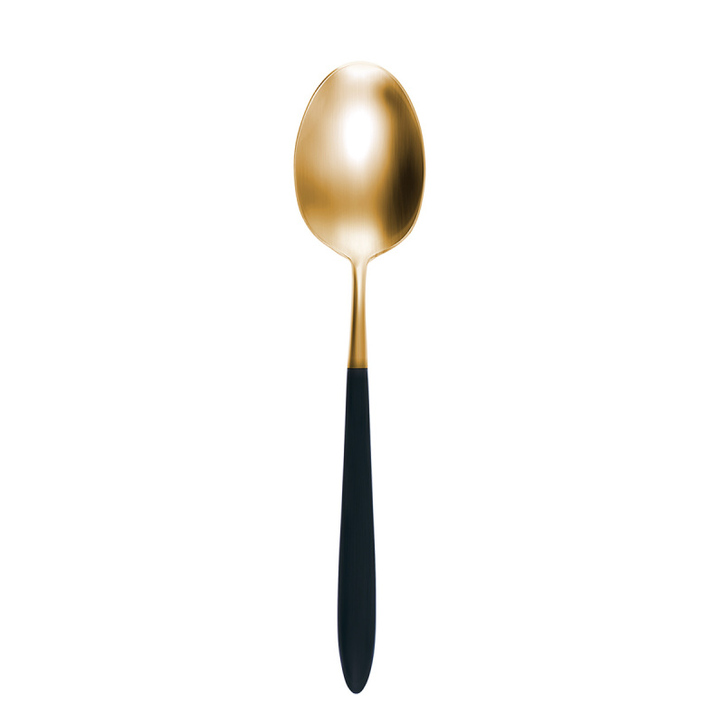 Besteckset 24-tlg. - Gaya Exeter Gold Stiel grau-schwarz