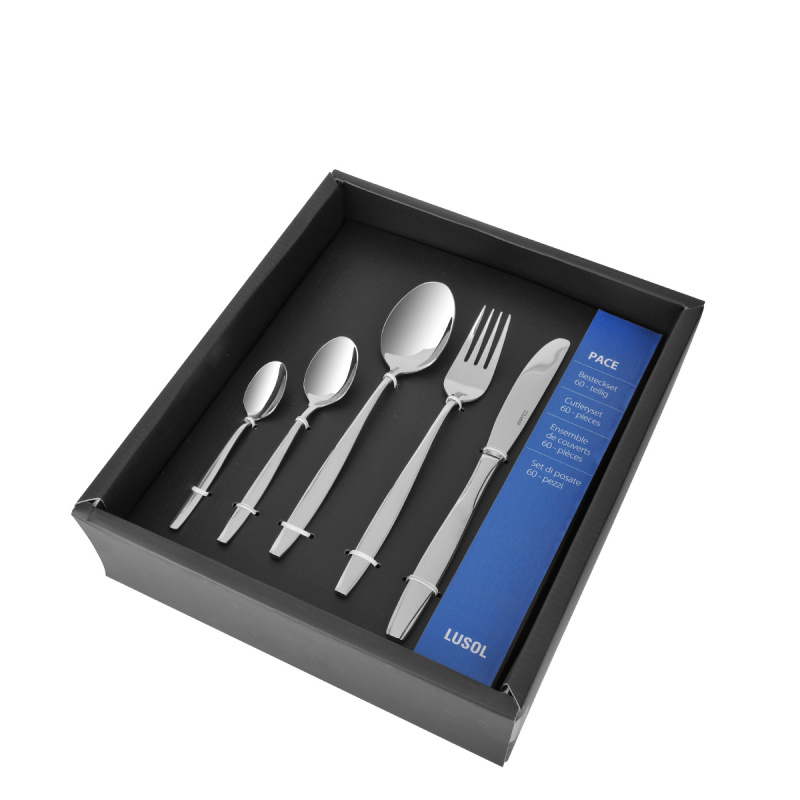 Set di posate 60 pezzi - Pace CNS lucido
