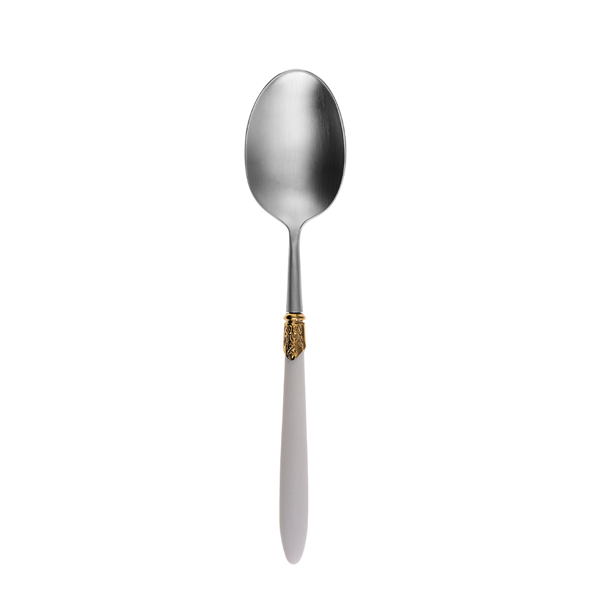 Cutlery set 30 pcs - Gaya Exeter Gold Ring white