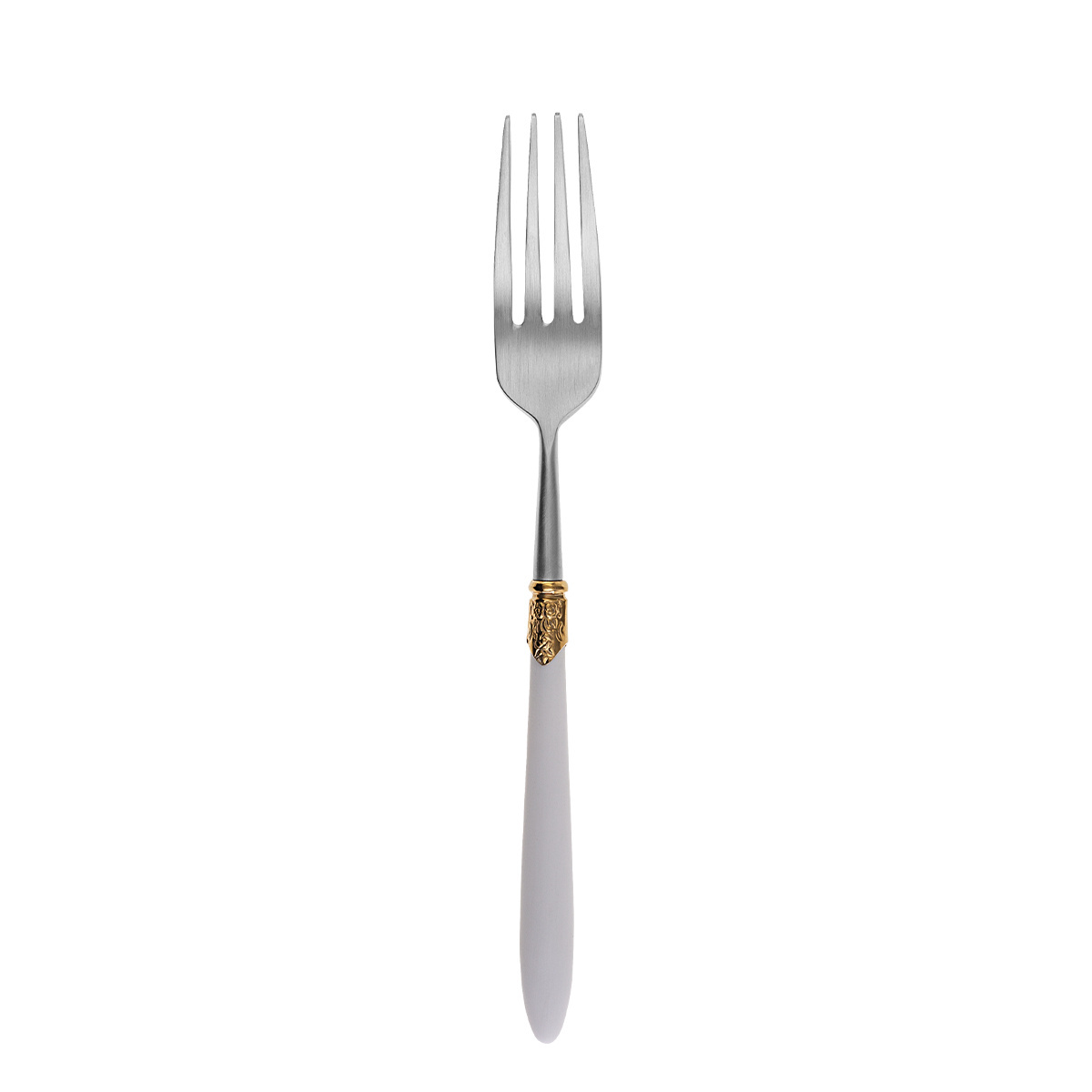 Cutlery set 30 pcs - Gaya Exeter Gold Ring white