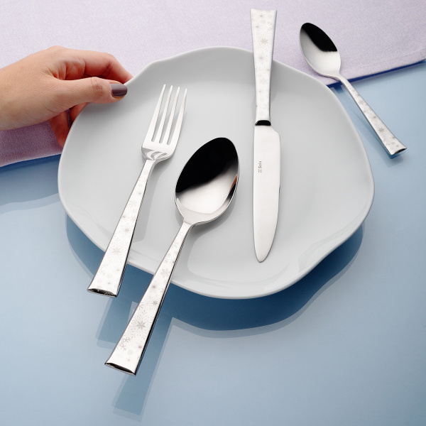 24-Piece Cutlery Set Alessandria Snow | Sola