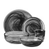 Glass set 25 pc. Elements glass black
