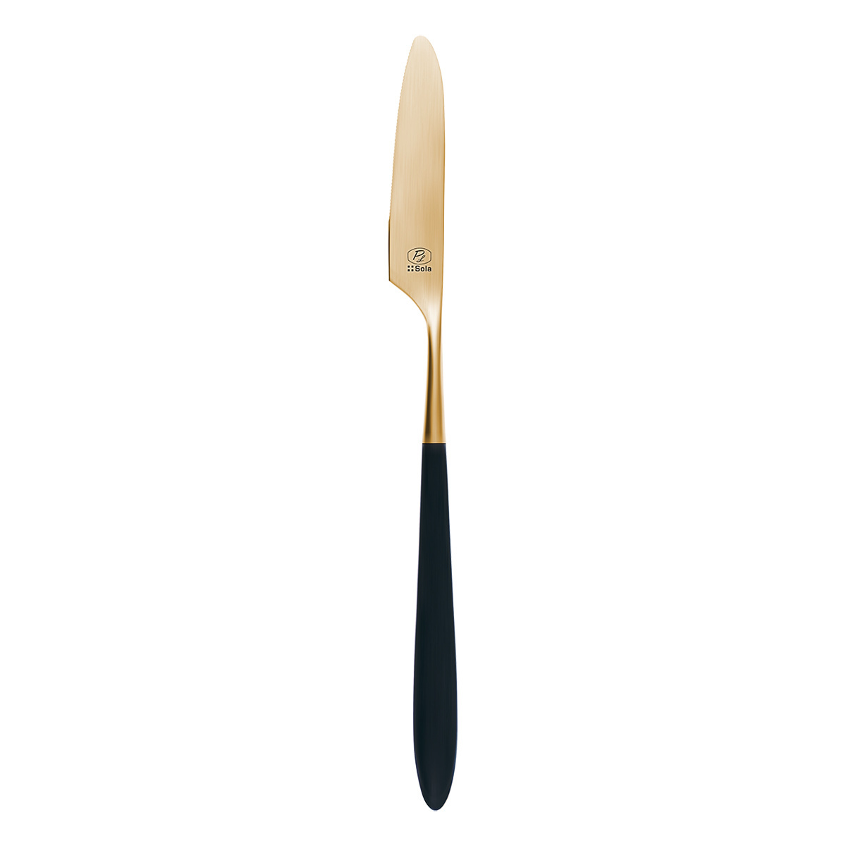 Besteckset 24-tlg. - Gaya Exeter Gold Stiel grau-schwarz