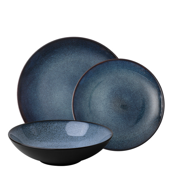 Servizio in porcellana 18 pezzi - Gaya Atelier Night Sky