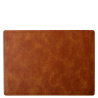 Set de table rectangulaire en PVC marron — Elements Ambiente