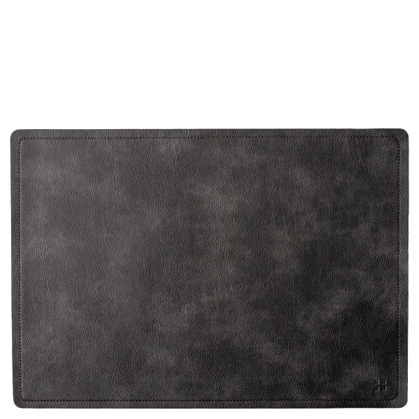 Anthrazitfarbenes rechteckiges Platzset PVC – Elements Ambiente