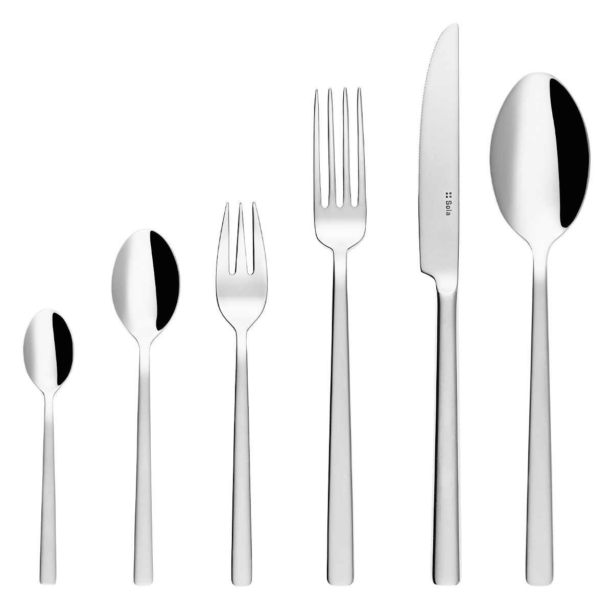 Cutlery set 36 pcs Sardegna glossy | Sola