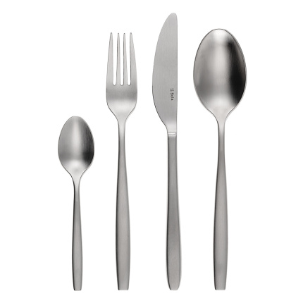 Besteckset 36-tlg. - Icaria ganz matt / Blue Zone Line