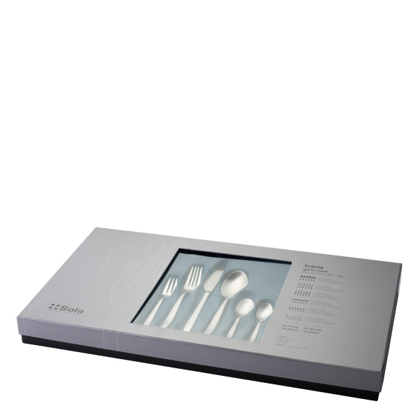 Ensemble de couverts 36 pièces - Icaria tout mat / Ligne Blue Zone