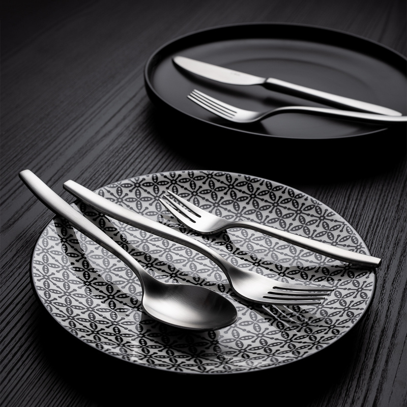 Set di posate 36 pezzi - Icaria completamente opaco / Blue Zone Line