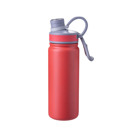 Bottiglia in acciaio inossidabile 650 ml rosso opaco - To Go