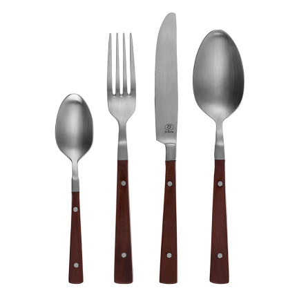 Cutlery set 24 pcs - Image Sawo Wood
