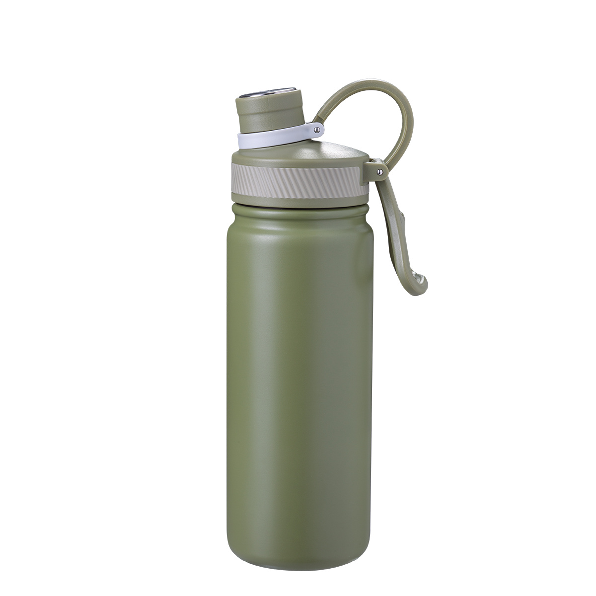 Bouteille en acier inoxydable 650 ml vert mat - To Go
