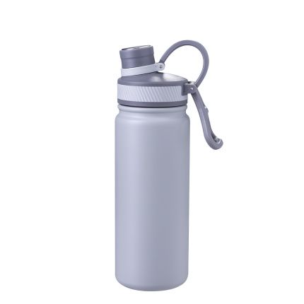 Stainless steel bottle 650 ml grey matte - To Go