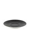 Espresso saucer for conical cup grey 12.5 cm — RGB
