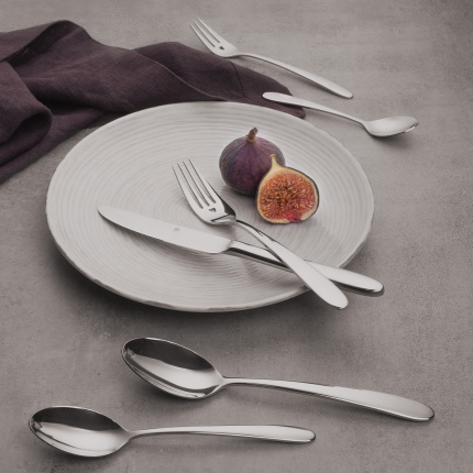 Cutlery set with heart motif 54 pcs — Alpha