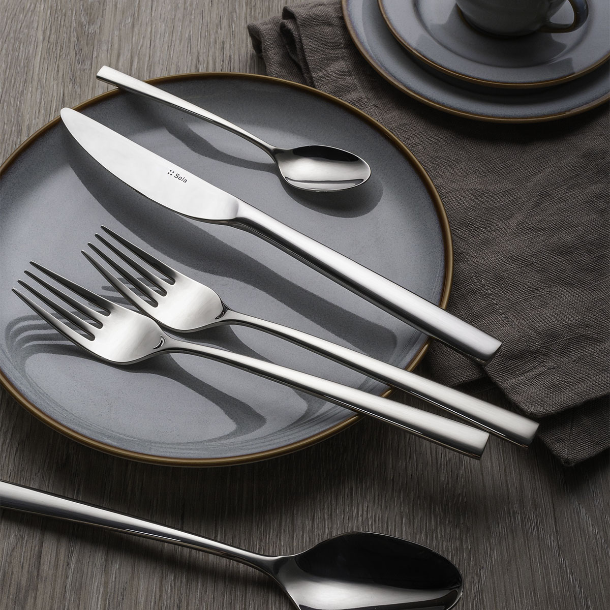 Cutlery set 24 pieces - Lausanne all mirror