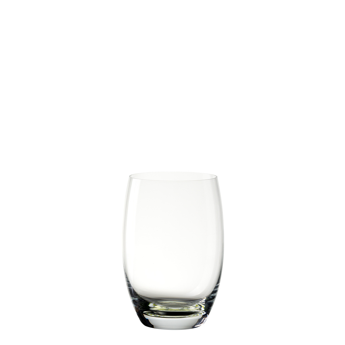 Tumbler glasses 460 ml with green spiral base 6 pcs - Optima Glas Lunasol