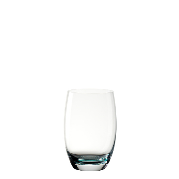 Tumbler-Gläser 460 ml mit türkisfarbenem Spiralboden 6 Stk. - Optima Glas Lunasol