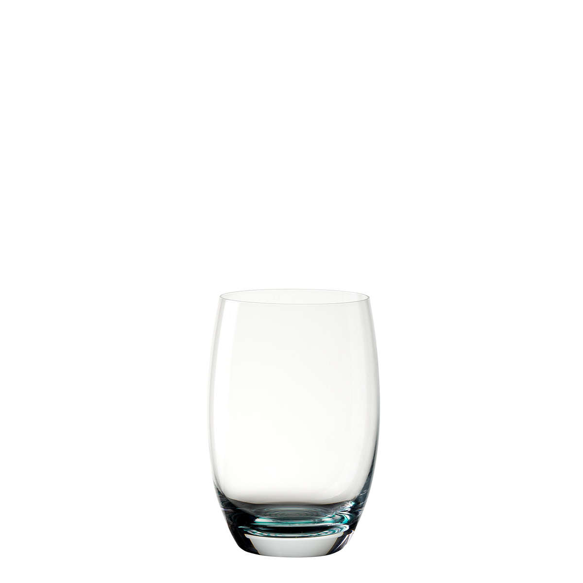Tumbler glasses 460 ml with turquoise spiral base 6 pcs - Optima Glas Lunasol