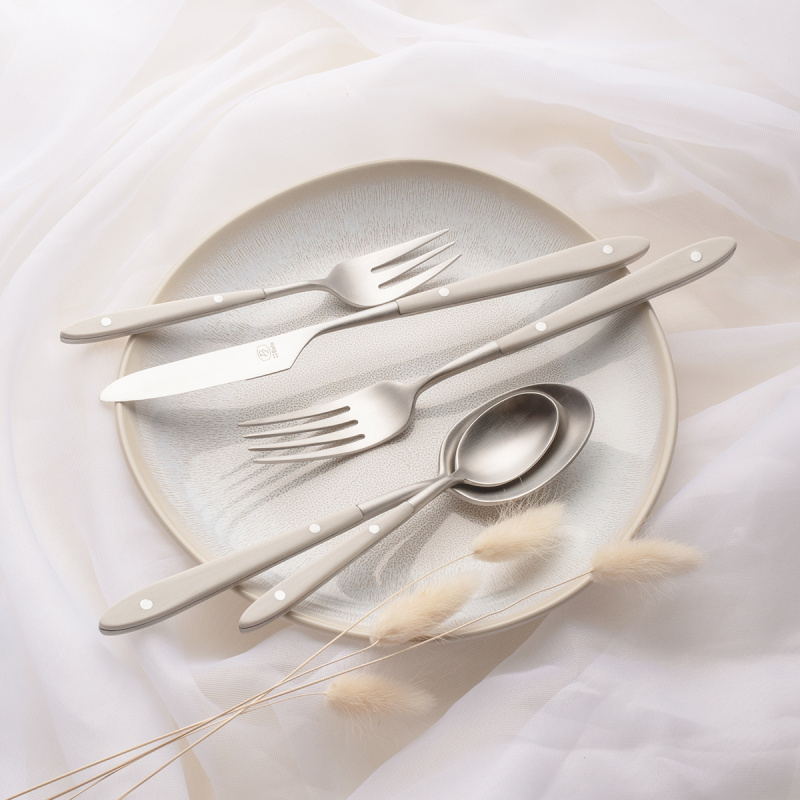 Set di posate 30 pezzi - GAYA Exeter Bistro Handle Sand