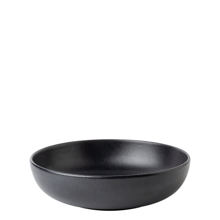 Piatto fondo U-Coupe 21 cm - BASIC Lunasol nero opaco