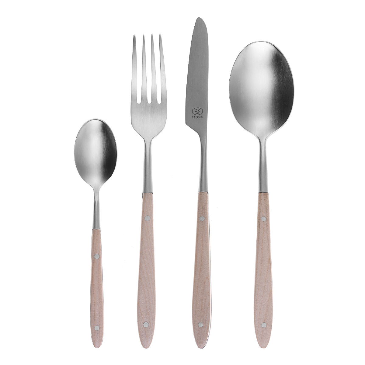 Cutlery set 30 pcs - Gaya Exeter Maple